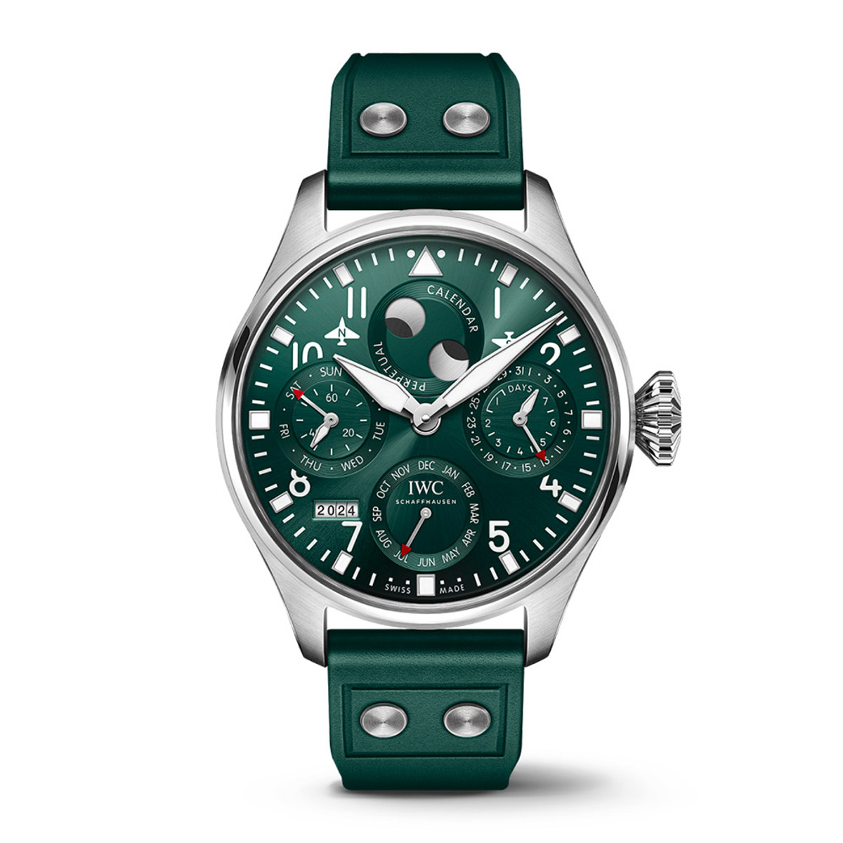 IWC Schaffhausen Big Pilot's Watch Perpetual Calendar IW503608-53748 Product Image