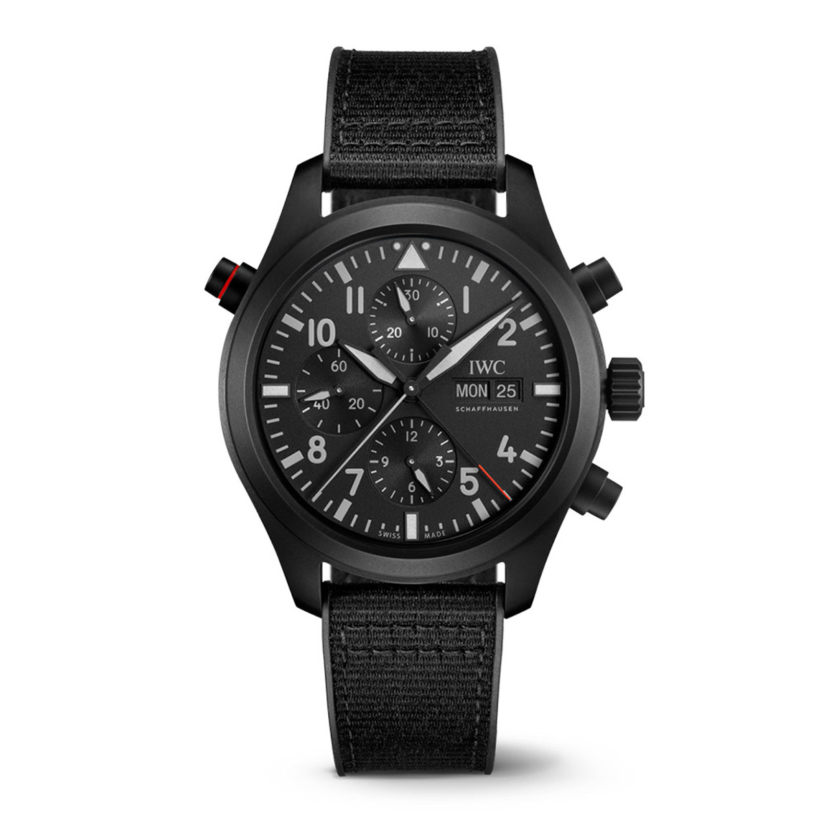 IWC Schaffhausen Pilot's Watch Double Chronograph Top Gun Ceratanium IW371815-WIWCG0391 Product Image