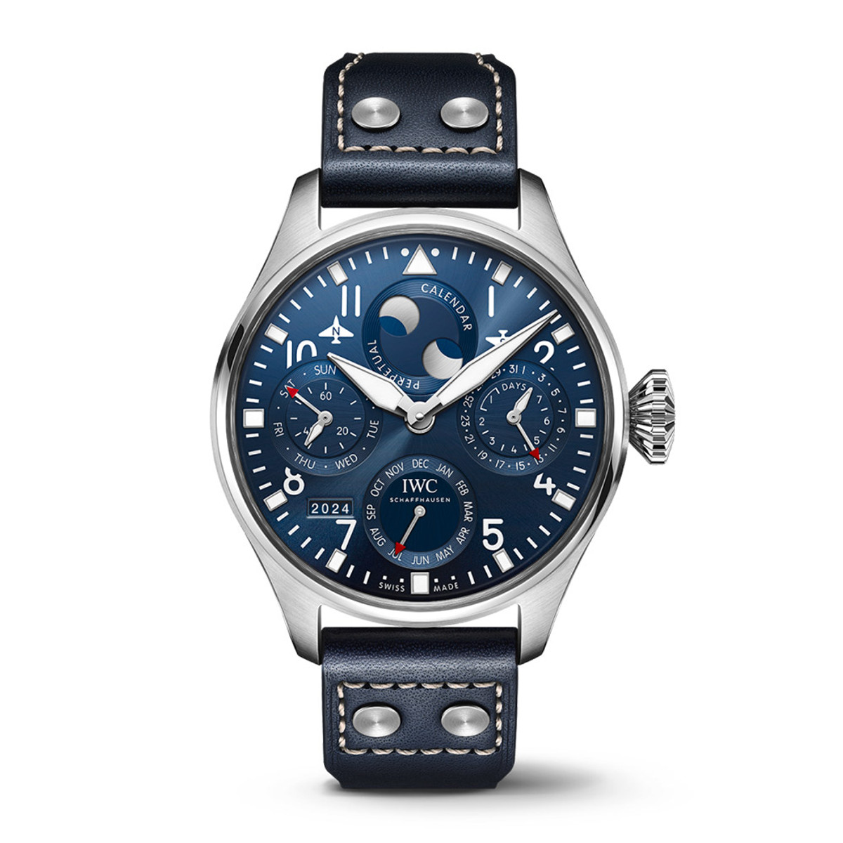 IWC Schaffhausen Big Pilot's Watch Perpetual Calendar IW503605-31461 Product Image