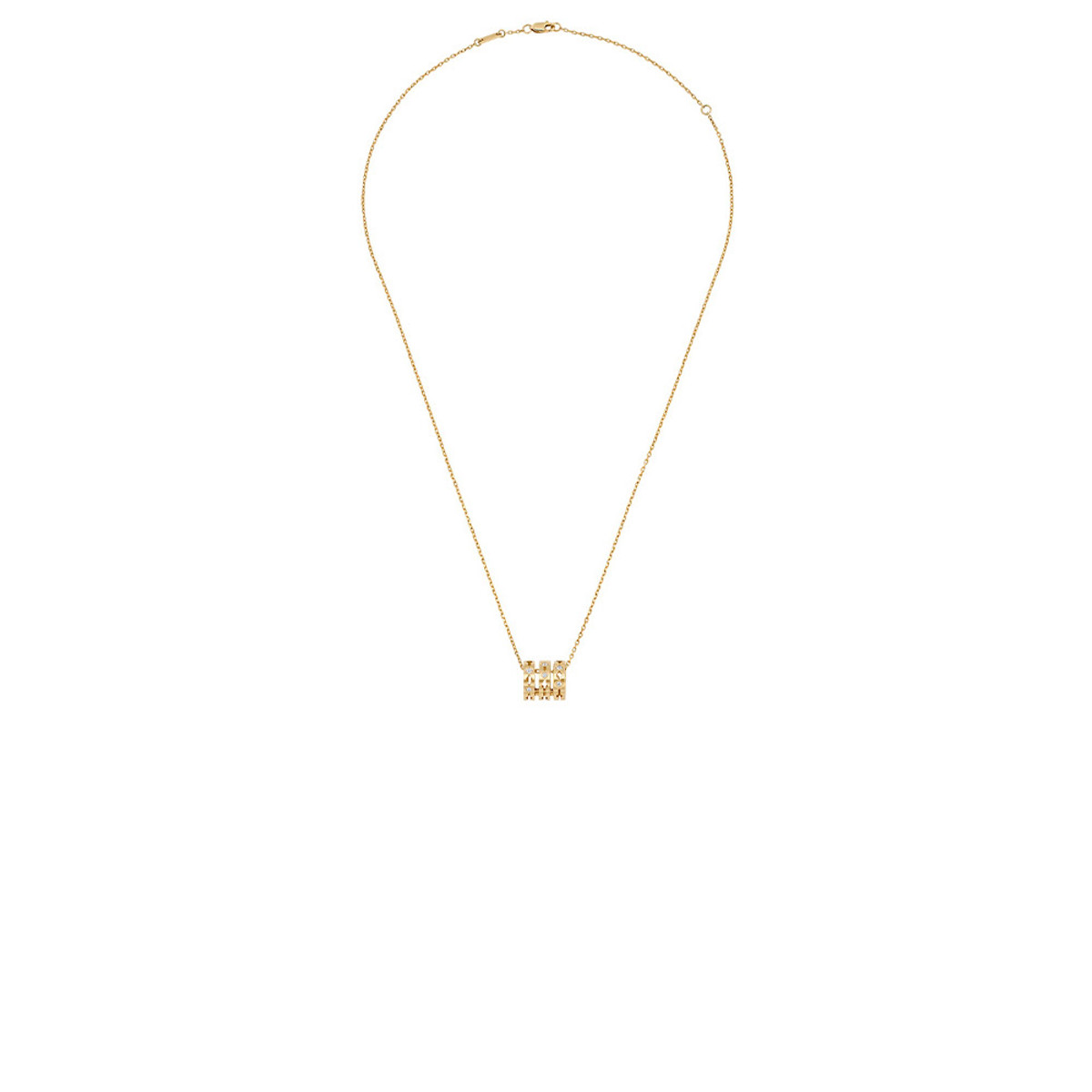 Dinh Van 18K  Yellow Gold Pulse Necklace-60447