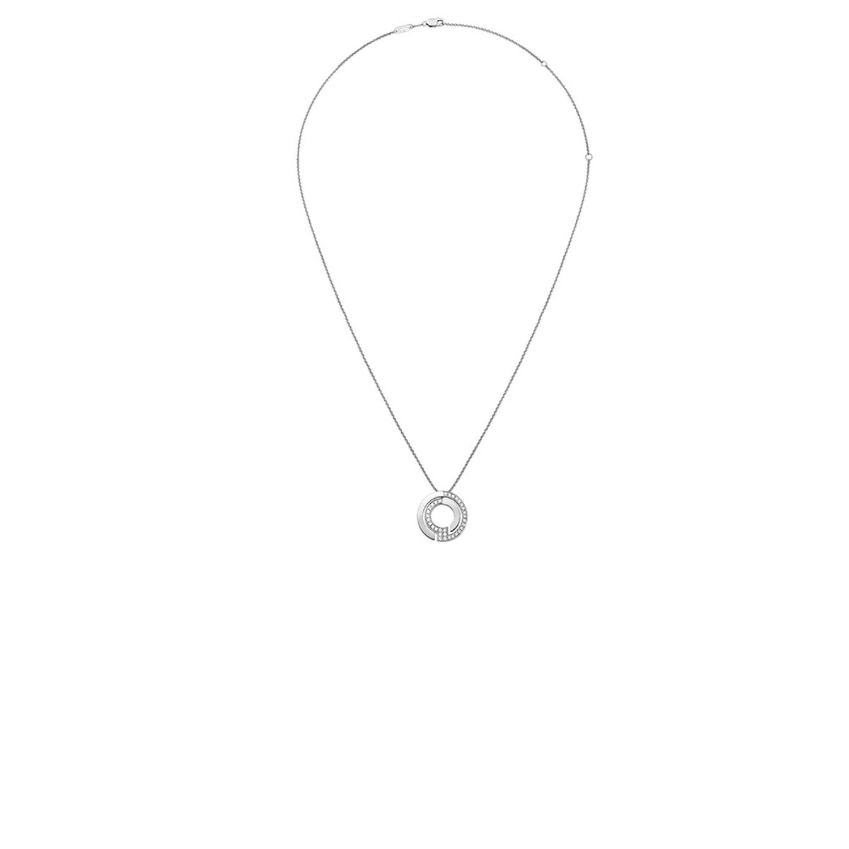 Dinh Van 18K  White Gold Seventies Pendant-60449 Product Image