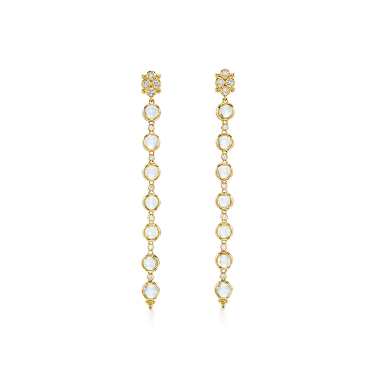 Temple St. Clair 18K Yellow Gold Moonshot Drop Earrings-61265