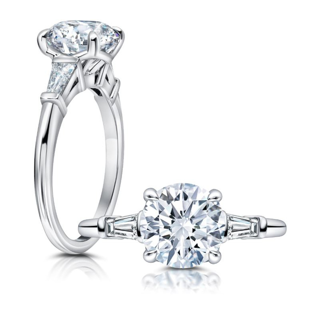 Peter Storm 14K White Gold Diamond Semi-Mount Engagement Ring-44250