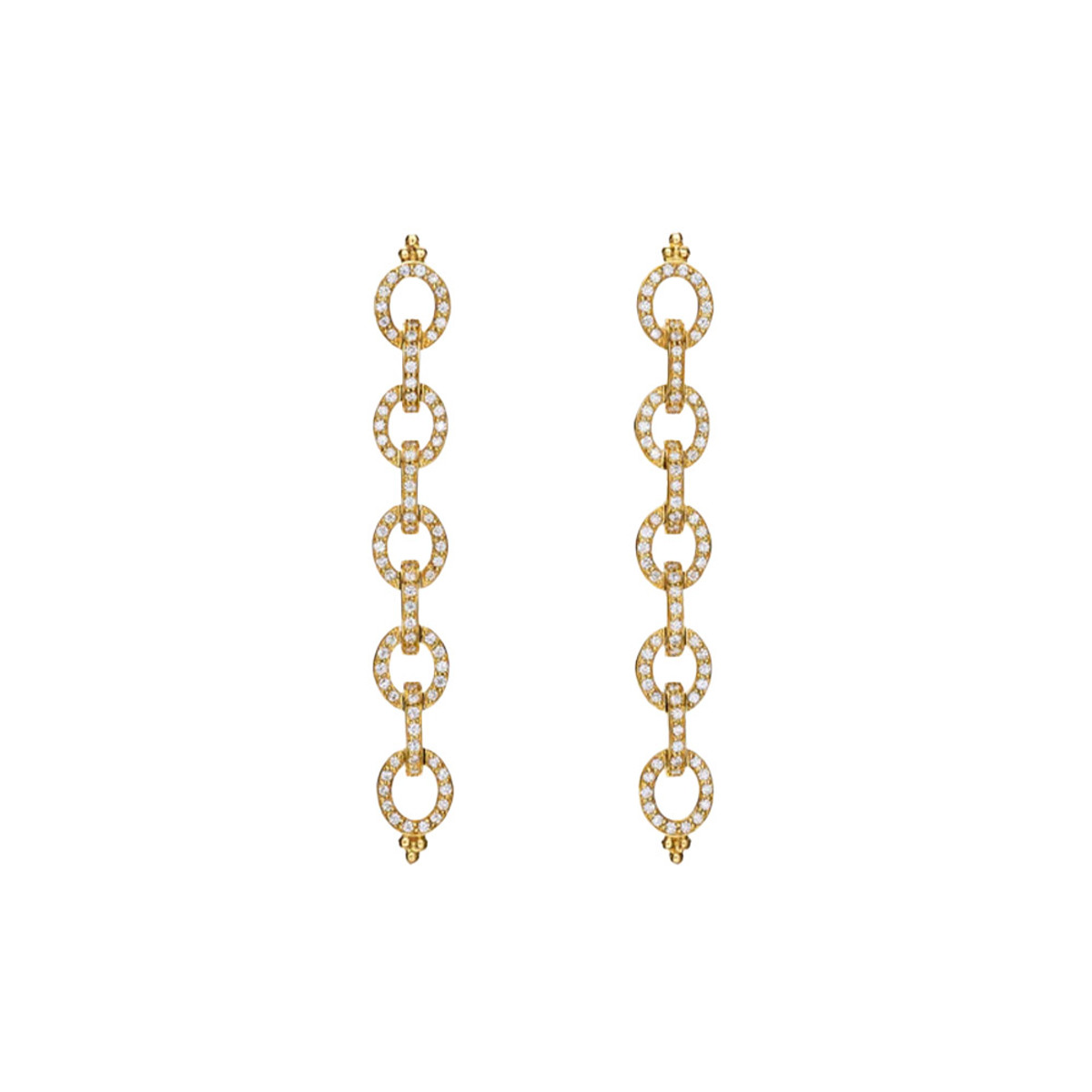 Temple St. Clair 18K Yellow Gold Diamond Orsina Earrings-64904 Product Image