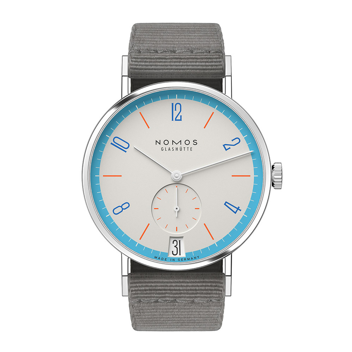 NOMOS Glashütte Tangente 38 Date Peace Ref. 179.S5-65835