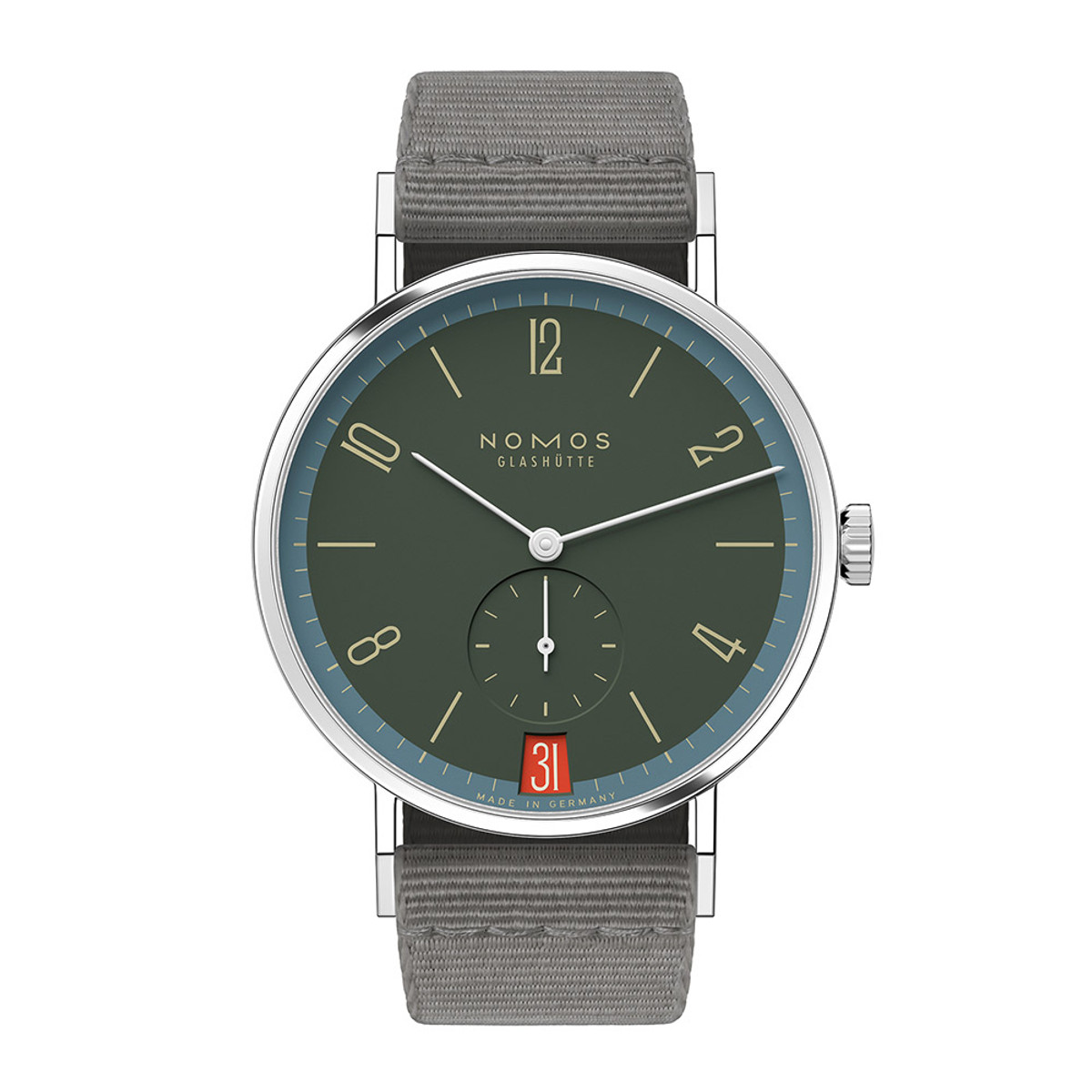 NOMOS Glashütte Tangente 38 Date Lakritze Ref. 179.S18-65848