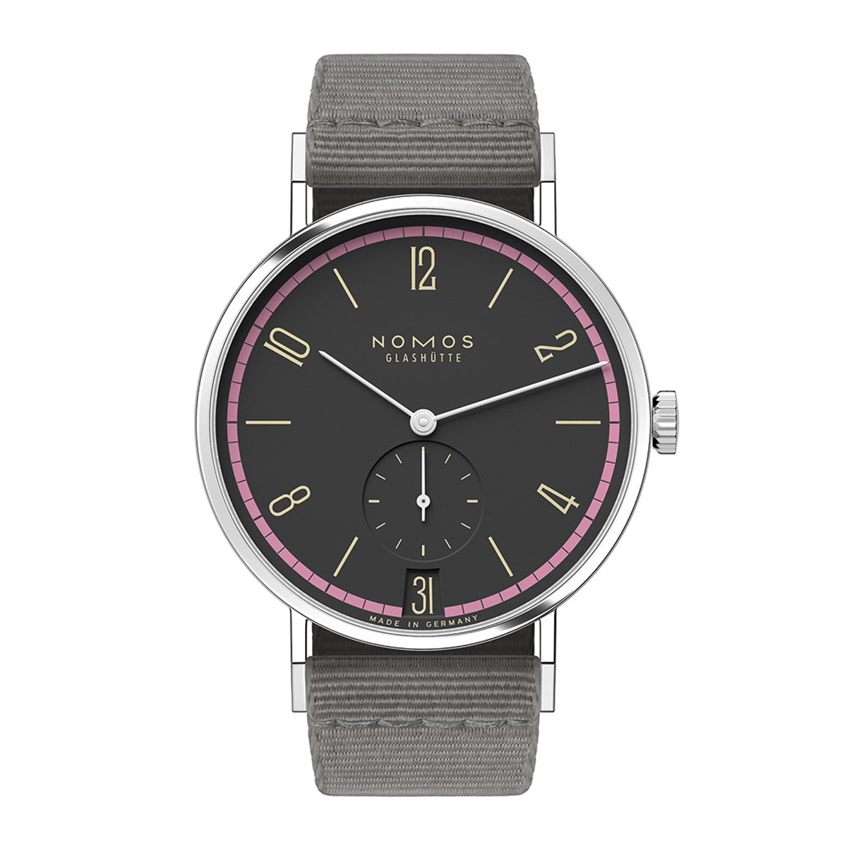 NOMOS Glashütte Tangente 38 Date Tiefseegrau Ref. 179.S19-65849 Product Image