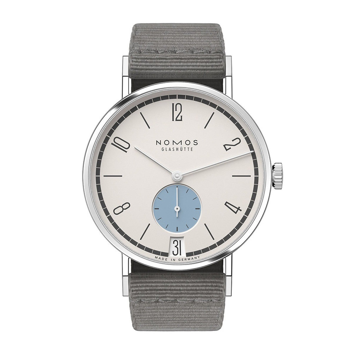 NOMOS Glashütte Tangente 38 Date Schneesturm Ref. 179.S24-65855