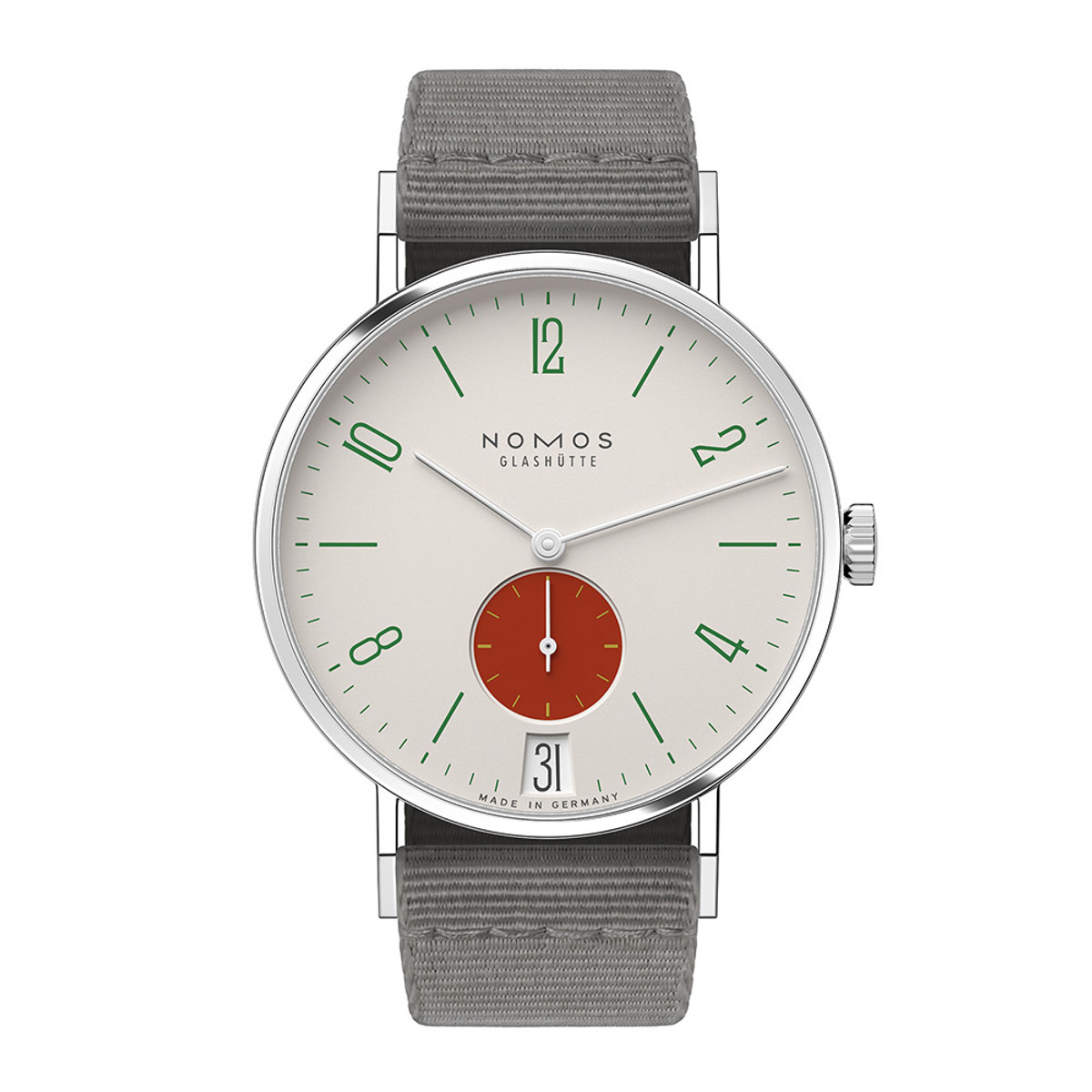 NOMOS Glashütte Tangente 38 Date Stop Ref. 179.S3-65833