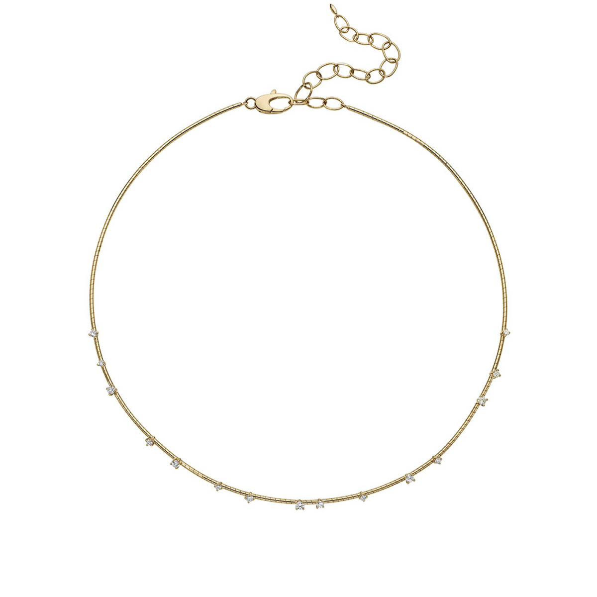 Mattia Cielo 18K Yellow Gold Diamond Necklace-67248 Product Image