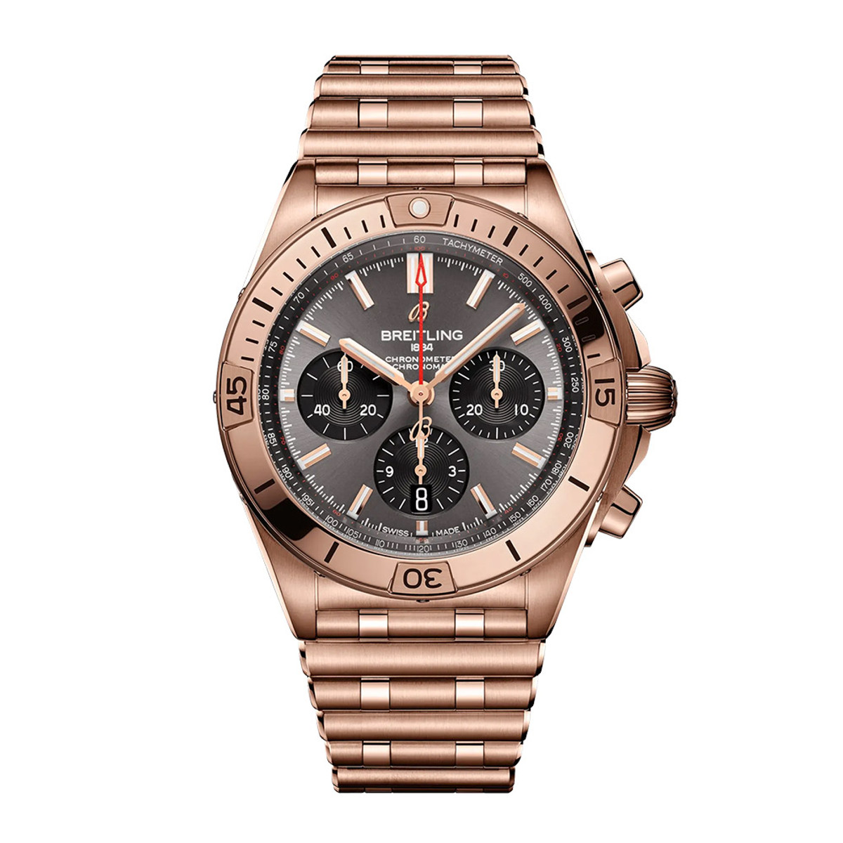 Breitling Chronomat 42 B01 Automatic Chronograph 18K Rose Gold RB0134101B1R1-48785