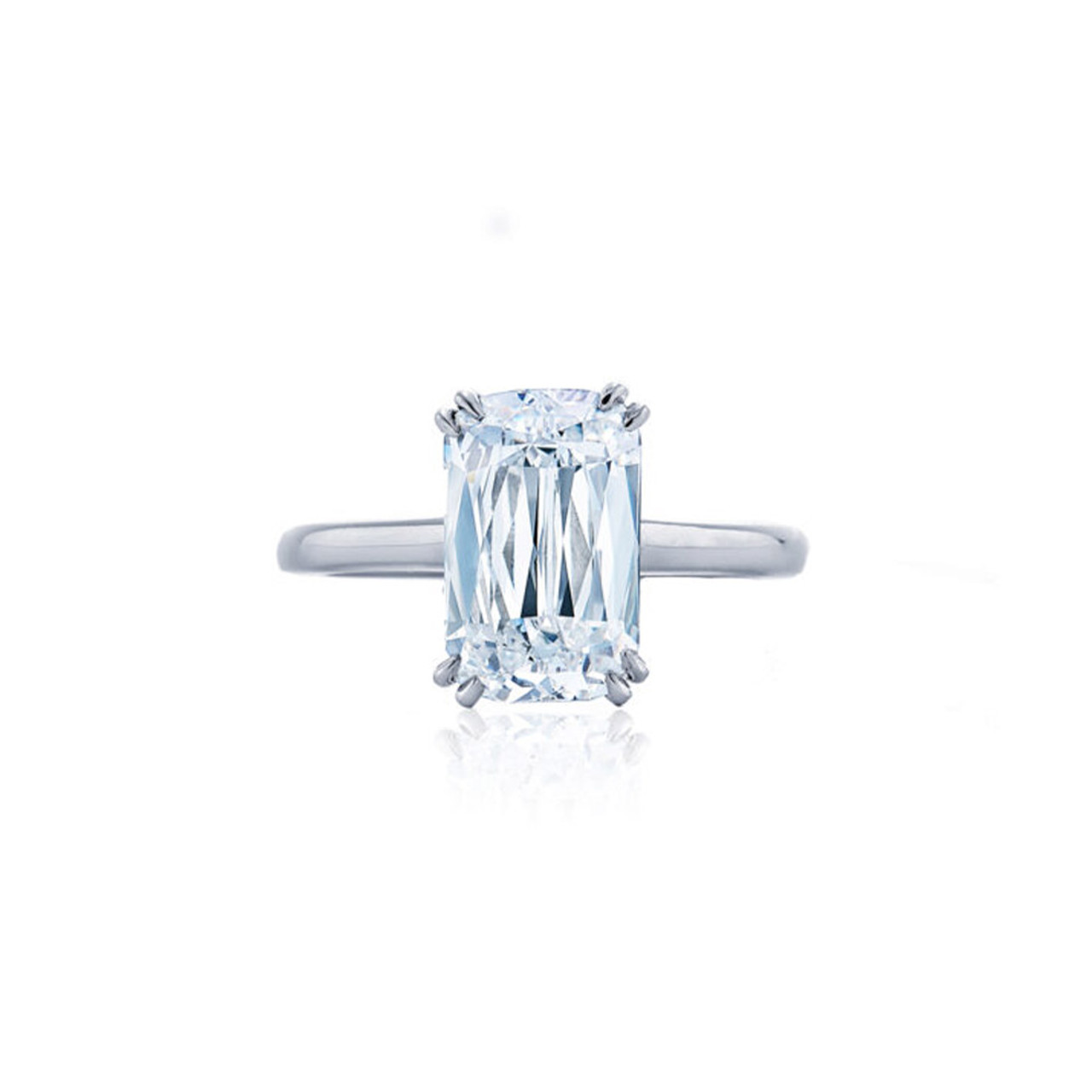 Emerald-cut Sapphire Ring with Ashoka Diamonds | Sylvan's Jewelers