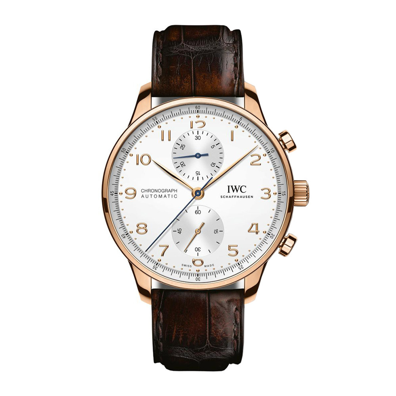 IWC Schaffhausen Portugieser Chronograph 18K Rose Gold IW371611