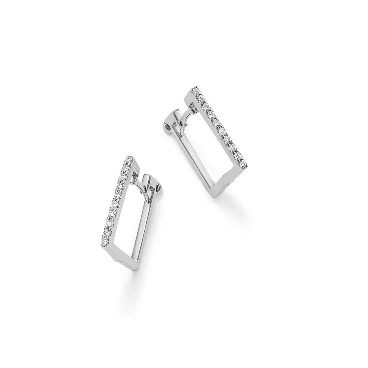 Share more than 167 square hoop earrings white gold