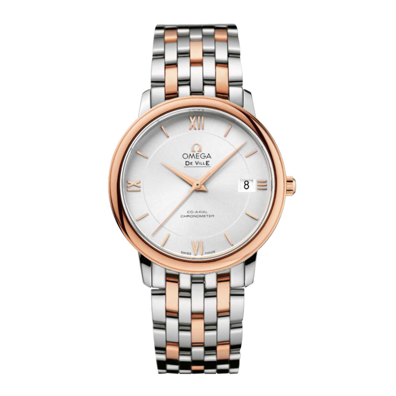 Omega De Ville Prestige 18K Rose Gold & Steel 36.8mm  424.20.37.20.02.002-WOMG0475