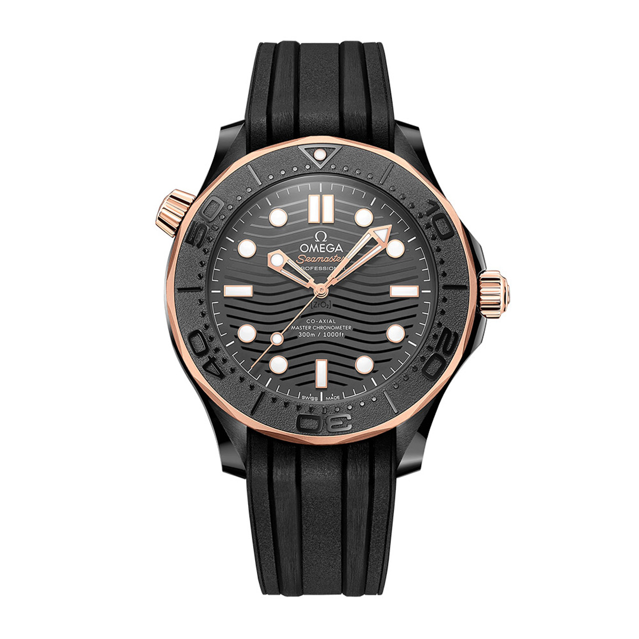 Black and outlet gold omega seamaster