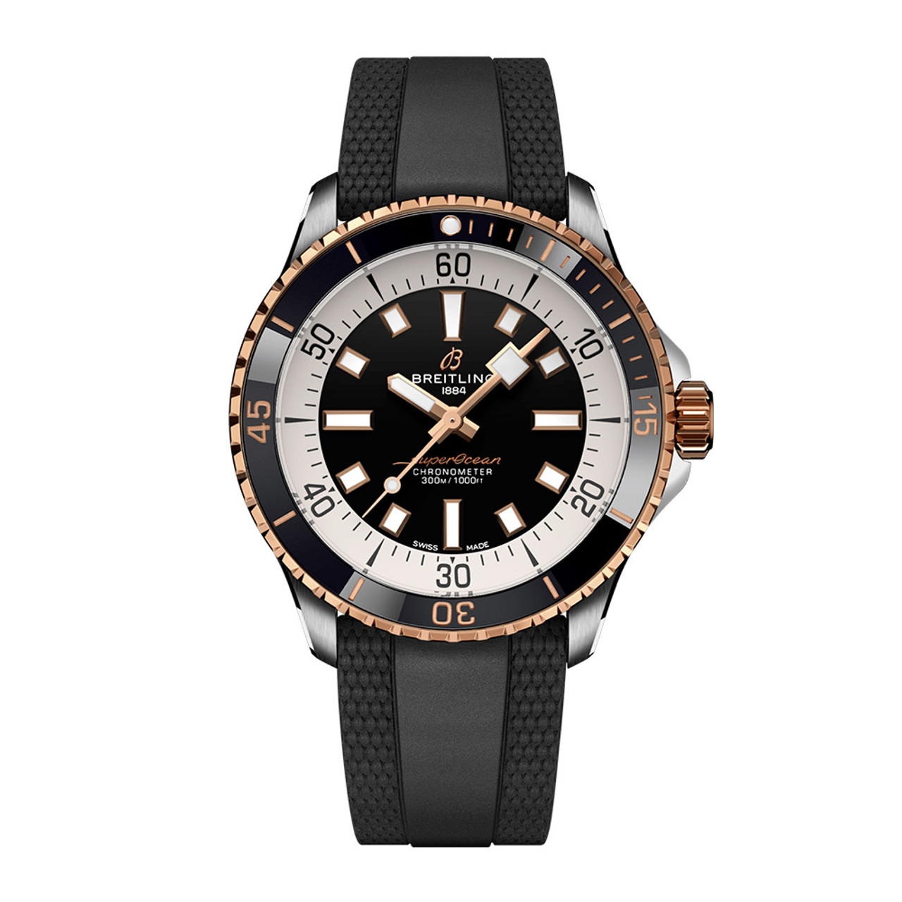 Breitling superocean heritage sales 46 rose gold