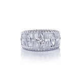 JB Star Collection Platinum Marquise Diamond Ring-DANVB7493 Product Image