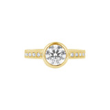 Roule Pixel 18KT Yellow Gold & 1.23CT Diamond Solitaire Engagement Ring-DSCRD0513