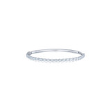 Kwiat 18K White Gold Stackable Oval Diamond Bangle-DIBR6602 Product Image