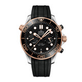 Omega Seamaster Diver 300M Chronograph 18K Sedna Gold & Steel 44mm 210.22.44.51.01.001-WOMG0891