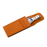 Single Watch Pouch Tan Leather-25441 Product Image