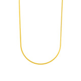 Hyde Park Collection Herringbone Chain Necklace-26419