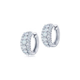 Kwiat Lyric Huggie Earrings with Diamonds-27873 Product Image
