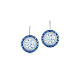 Kwiat  Silhouette Drop Earrings with Diamonds and Sapphires-28399 Product Image