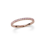 Hyde Park Collection 18K White Gold Argyle Pink Diamond Band-28831 Product Image