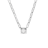 Dinh Van Le Cube 18K White Gold & Diamond Necklace-29117 Product Image