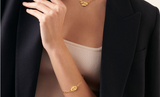 Dinh Van Menottes R10 18K Yellow Gold & Diamond Bracelet-42001 Product Image