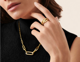 Dinh Van 18K Yellow Gold Maillon L Necklace-43081 Product Image