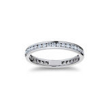 PLATINUM DIAMOND ETERNITY BAND 0.65CTTW-43286 Product Image