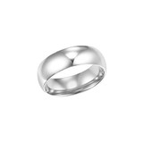 Hyde Park Collection 18K White Gold 4mm Comfort Fit  Band-45347 Product Image