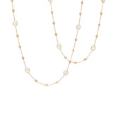 Marco Bicego Siviglia Collection 18K Yellow Gold and Mother of Pearl Long Necklace-50558