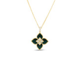 Roberto Coin 18K Yellow Gold Venetian Princess Small Malachite & Diamond Necklace-51406