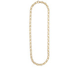 Nikos Koulis 18K Yellow Gold Feelings Chain Necklace-56088 Product Image