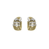 Nikos Koulis 18K Yellow Gold Together Diamond Earrings-57885 Product Image