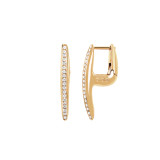 Hoorsenbuhs 18K Yellow Gold Mini Axe with Diamonds Earrings-57475 Product Image