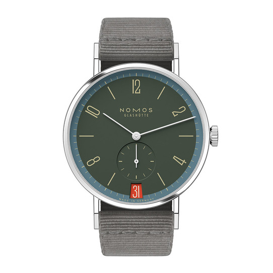 NOMOS Glashütte Tangente 38 Date Lakritze Ref. 179.S18-65848