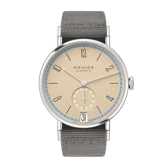 NOMOS Glashütte Tangente 38 Date Ariel Ref. 179.S25-65856