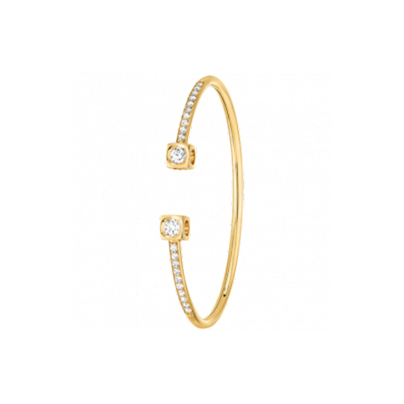 Dinh Van 18K Yellow Gold Le Cube Diamant Large Bracelet-44600