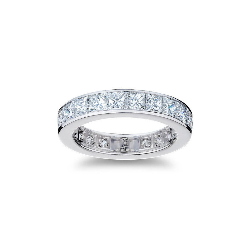 Hyde Park Collection Platinum Diamond Band-43573