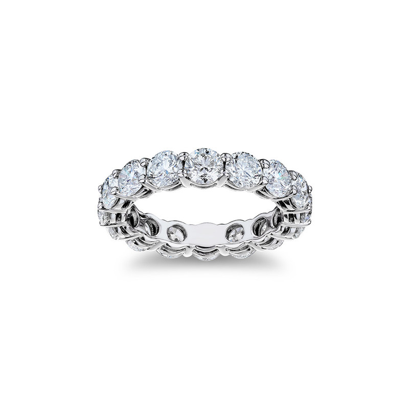 Hyde Park Collection Platinum Diamond Eternity Band-45313