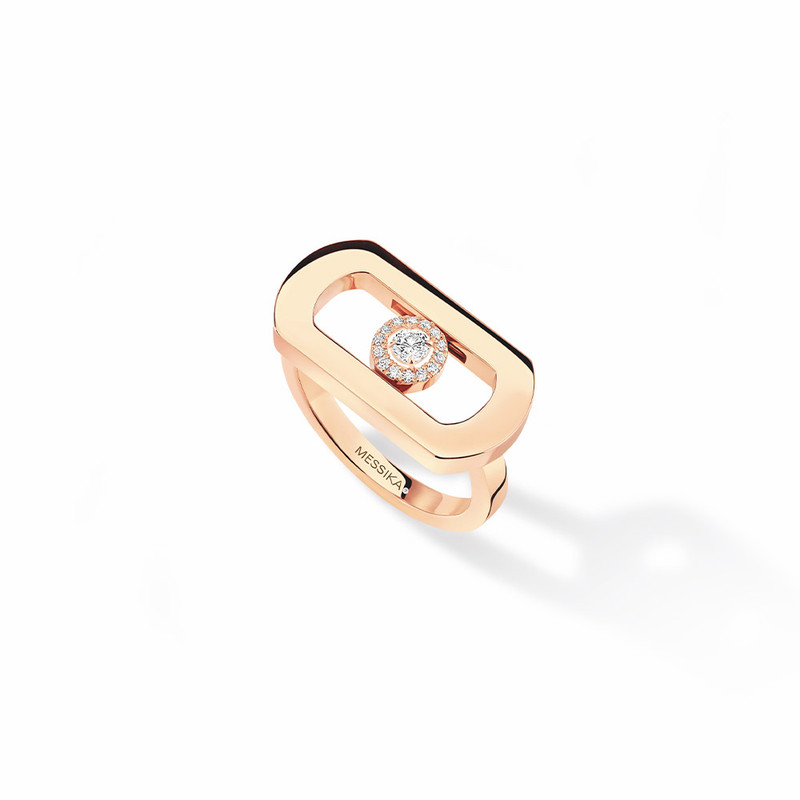 Messika 18K Rose Gold Move Citizen Diamond Ring-56322