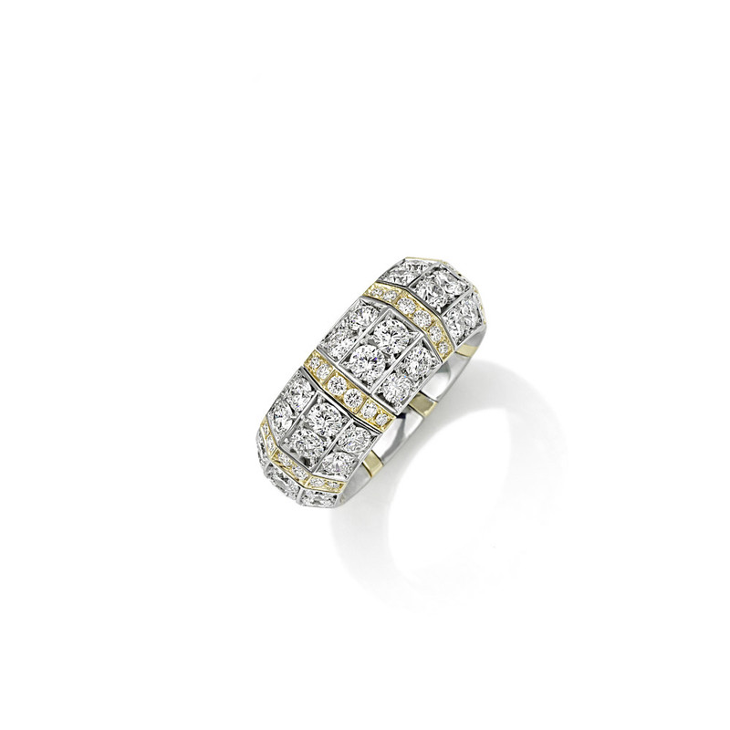 Picchiotti 18K White & Yellow Gold XPANDABLE Diamond Ring-57118