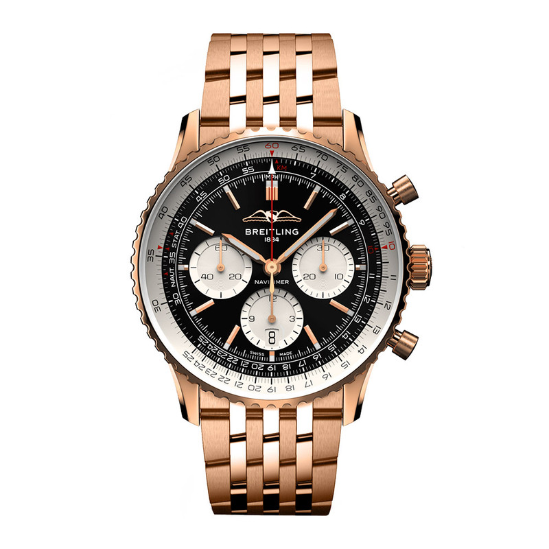 Breitling Navitimer 43 B01 Automatic Chronograph 18K Rose Gold RB0138211B1R1-58545