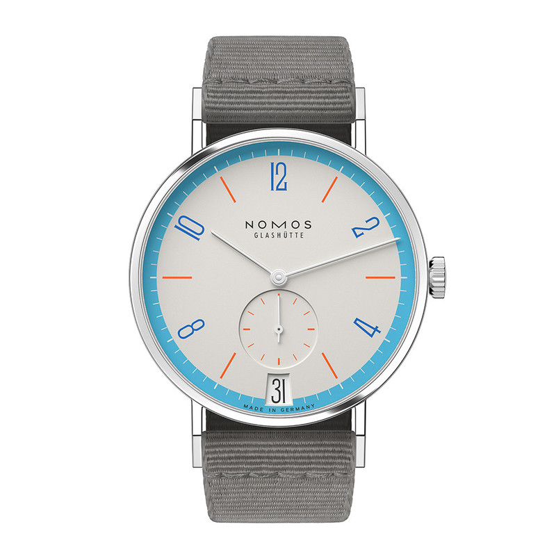 NOMOS Glashütte Tangente 38 Date Peace Ref. 179.S5-65835