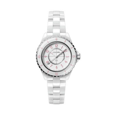 Chanel J12 Pink Blush 33MM Watch-29529 - Hyde Park Jewelers